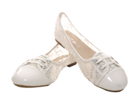 Damen Slipper Halbschuhe Ballerina Loafer Mokassins Slip On Flats Freizeit White # 006-9