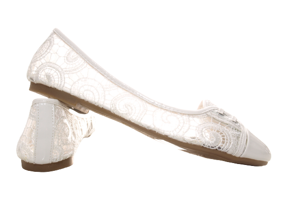 Women's Slip-On Loafers Ballerina Moccasins Slip-On Flats Casual White # 006-9