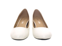 Damen Slipper Keilabsatz Ballerina Loafer Mokassins Slip On Flats Freizeit White # 2