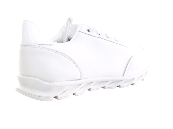 Women's sneakers trainers running shoes low shoes fitness flat casual shoes white # 018