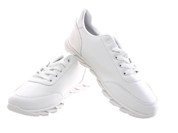 Women's sneakers trainers running shoes low shoes fitness flat casual shoes white # 018