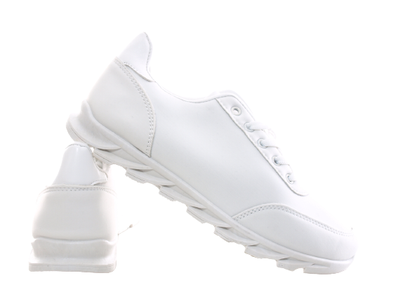 Women's sneakers trainers running shoes low shoes fitness flat casual shoes white # 018