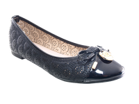 Damen Slipper Halbschuhe Ballerina Loafer Mokassins Slip On Flats Freizeit Black # 25