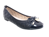 Damen Slipper Halbschuhe Ballerina Loafer Mokassins Slip On Flats Freizeit Black # 25