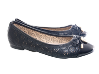 Damen Slipper Halbschuhe Ballerina Loafer Mokassins Slip On Flats Freizeit Black # 25