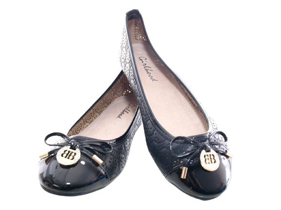 Mocassins ballerines chaussures basses à enfiler pour femmes, décontractées, noir # 25