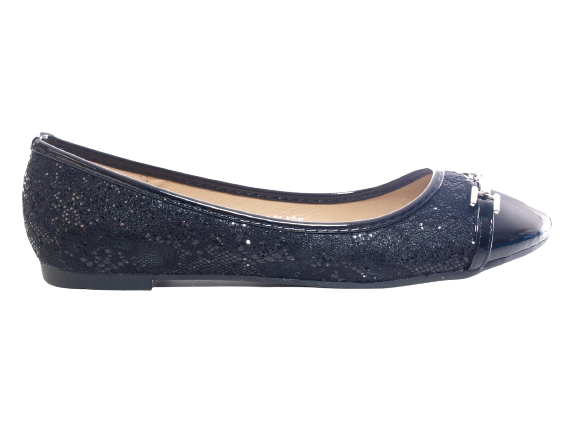Women's Loafers Low Shoes Ballerinas Loafers Moccasins Slip-On Flats Leisure Black # 3