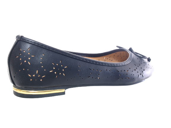 Women's Loafers Low Shoes Ballerinas Moccasins Slip-On Flats Casual Black # 138-11