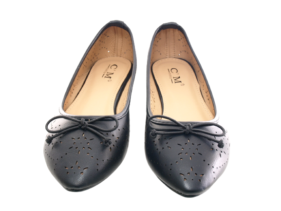 Women's Loafers Low Shoes Ballerinas Moccasins Slip-On Flats Casual Black # 138-11