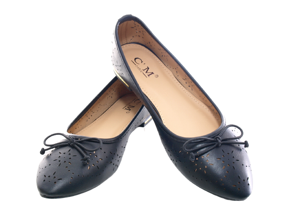 Women's Loafers Low Shoes Ballerinas Moccasins Slip-On Flats Casual Black # 138-11