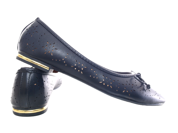 Women's Loafers Low Shoes Ballerinas Moccasins Slip-On Flats Casual Black # 138-11
