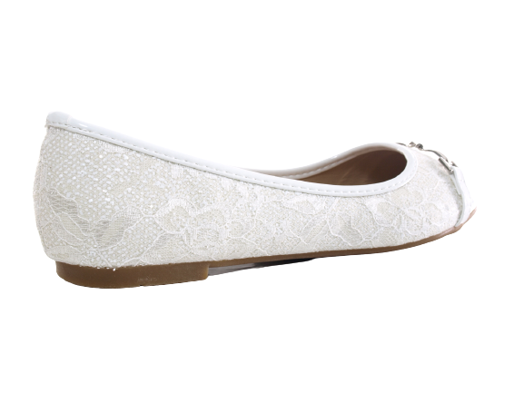 Women's Loafers Slip-Ons Ballerinas Moccasins Slip-On Flats Casual White # 3