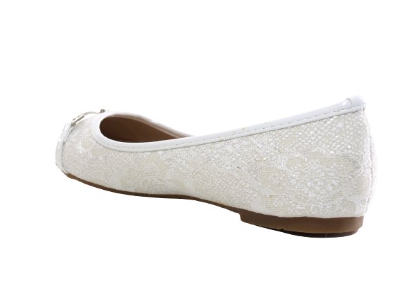 Women's Loafers Slip-Ons Ballerinas Moccasins Slip-On Flats Casual White # 3