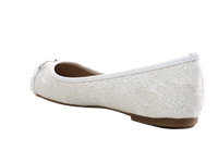 Damen Slipper Halbschuhe Ballerina Loafer Mokassins Slip On Flats Freizeit White # 3