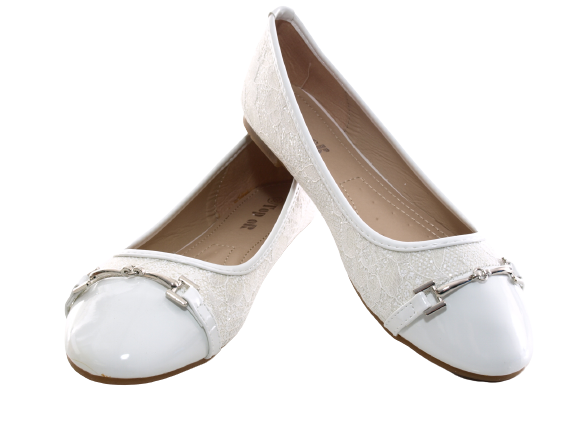 Women's Loafers Slip-Ons Ballerinas Moccasins Slip-On Flats Casual White # 3