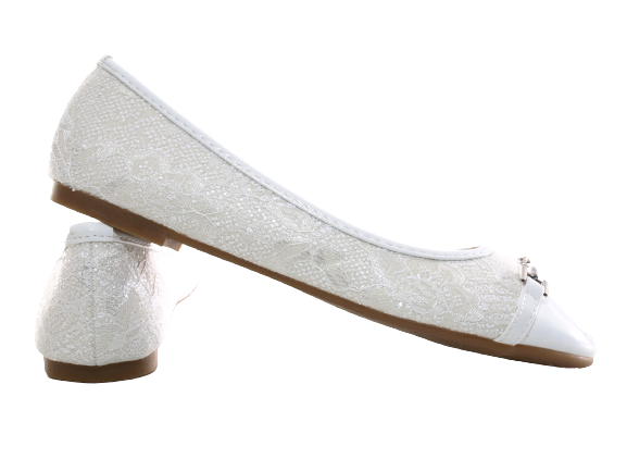 Women's Loafers Slip-Ons Ballerinas Moccasins Slip-On Flats Casual White # 3