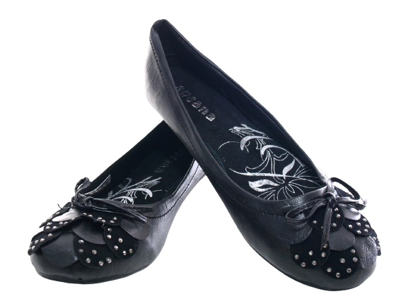 Chaussures femme ballerines mocassins slip-on plates décontractées noir # 102