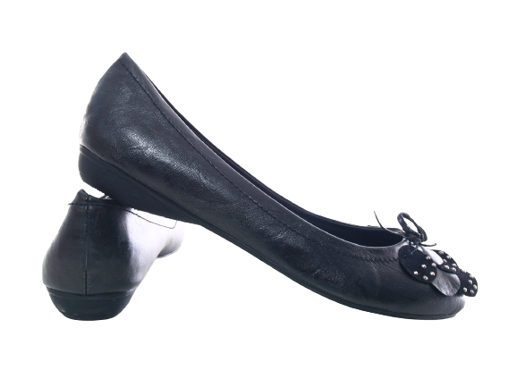 Chaussures femme ballerines mocassins slip-on plates décontractées noir # 102