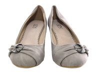 Damen Keilabsatz Pumps Wedges Grey #  10212
