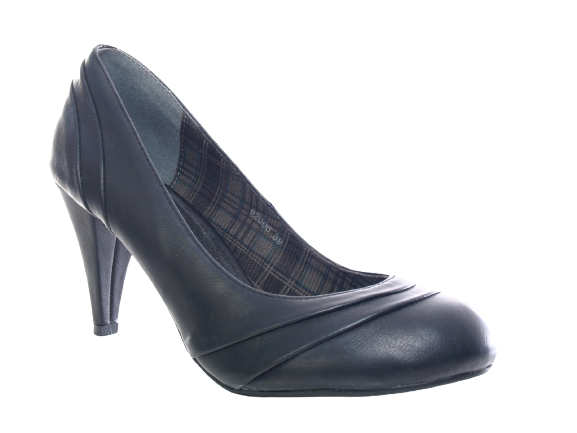 Escarpins à plateforme à talons hauts pour femmes Chaussures de soirée Stilettos Noir # 92006