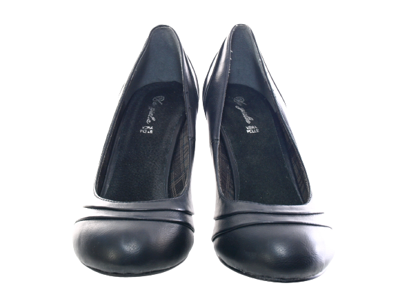 Escarpins à plateforme à talons hauts pour femmes Chaussures de soirée Stilettos Noir # 92006