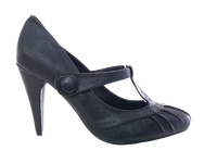 Damen High Heel Plateau Pumps Abendschuhe Stilettos Black # 164
