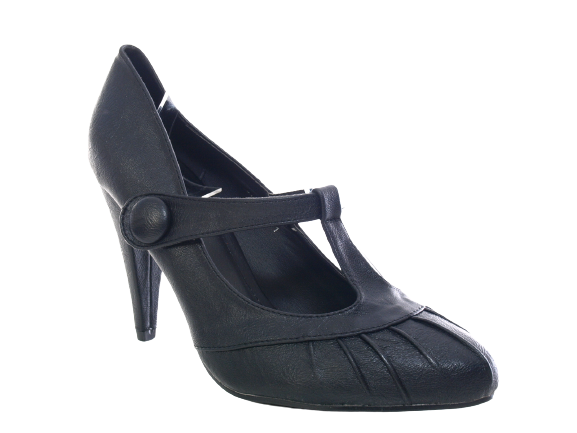 Escarpins à plateforme à talons hauts pour femmes Chaussures de soirée talons aiguilles Noir # 164