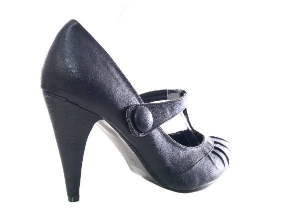 Escarpins à plateforme à talons hauts pour femmes Chaussures de soirée talons aiguilles Noir # 164