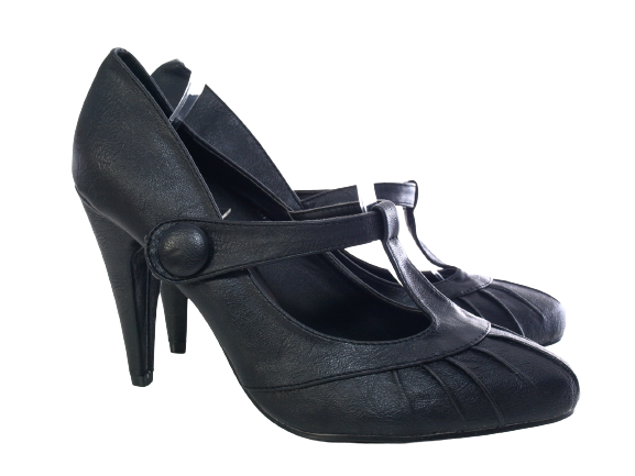 Escarpins à plateforme à talons hauts pour femmes Chaussures de soirée talons aiguilles Noir # 164
