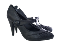 Damen High Heel Plateau Pumps Abendschuhe Stilettos Black # 164