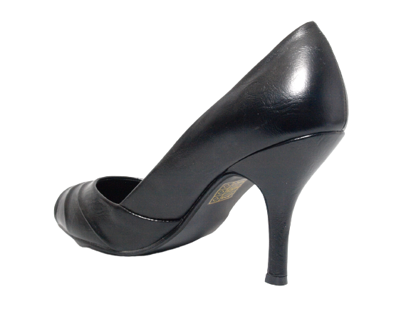 Escarpins à talons hauts et plateforme pour femme, chaussures de soirée, stilettos, noir # 078