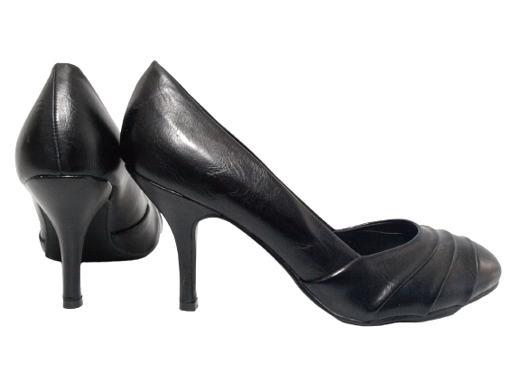 Escarpins à talons hauts et plateforme pour femme, chaussures de soirée, stilettos, noir # 078