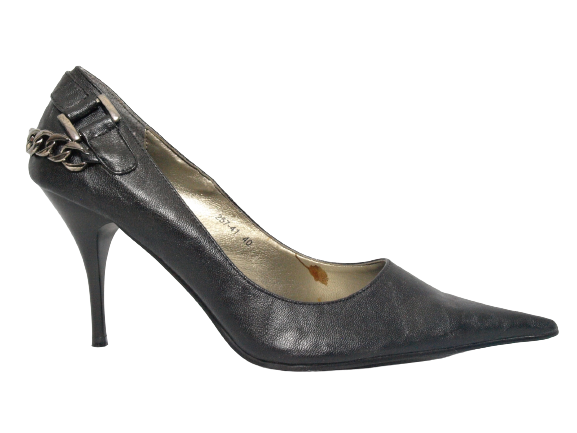 Women's High Heel Platform Pumps Evening Shoes Stilettos Black # 257-41