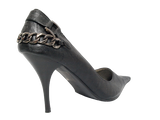 Damen High Heel Plateau Pumps Abendschuhe Stilettos Black # 257-41