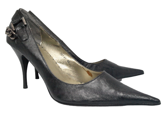 Escarpins à plateforme et talons aiguilles pour femmes, chaussures de soirée, noir # 257-41