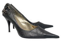 Damen High Heel Plateau Pumps Abendschuhe Stilettos Black # 257-41