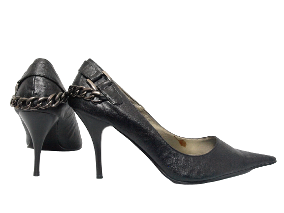 Escarpins à plateforme et talons aiguilles pour femmes, chaussures de soirée, noir # 257-41