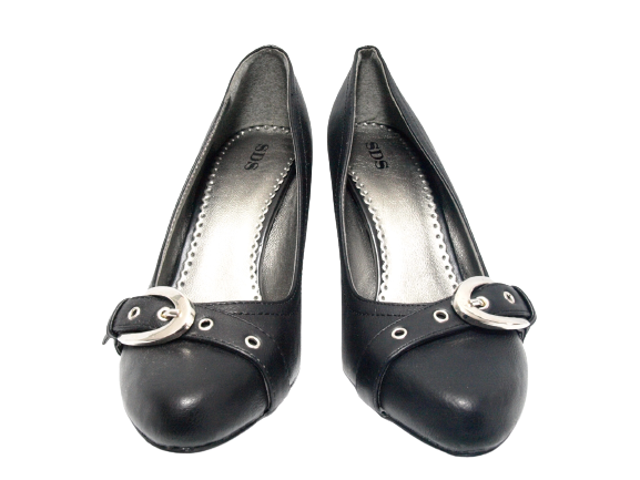 Women's High Heel Platform Pumps Evening Shoes Stilettos Black # 541-16