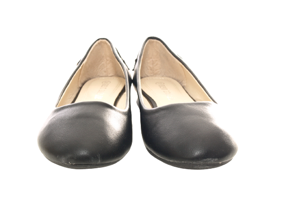Ballerines à semelles compensées pour femme, mocassins, chaussures à enfiler, décontractées, noir # 006-30