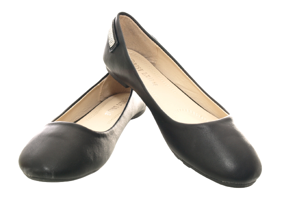 Ballerines à semelles compensées pour femme, mocassins, chaussures à enfiler, décontractées, noir # 006-30