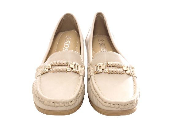 Mocassins compensés pour femme Escarpins compensés Chaussures basses Kaki # 590
