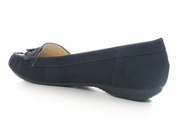 Damen Slipper Ballerina Loafer Mokassins Slip On Flats Freizeit Black #  8218