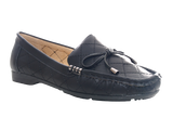 Damen Slipper Halbschuhe Ballerina Loafer Mokassins Slip On Flats Freizeit Black # 480