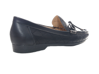 Damen Slipper Halbschuhe Ballerina Loafer Mokassins Slip On Flats Freizeit Black # 480