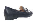 Damen Slipper Halbschuhe Ballerina Loafer Mokassins Slip On Flats Freizeit Black # 480