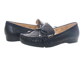 Damen Slipper Halbschuhe Ballerina Loafer Mokassins Slip On Flats Freizeit Black # 480