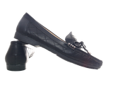 Damen Slipper Halbschuhe Ballerina Loafer Mokassins Slip On Flats Freizeit Black # 480
