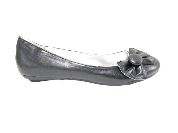 Chaussures femme ballerines mocassins slip-on décontractés noir # 2391