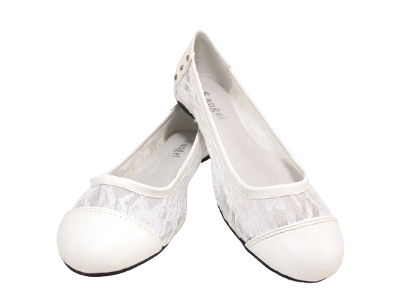 Mocassins ballerines chaussures basses à enfiler pour femmes, décontractées, blanc # 298