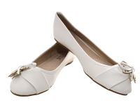 Damen Slipper Halbschuhe Ballerina Loafer Mokassins Slip On Flats Freizeit White # 9617